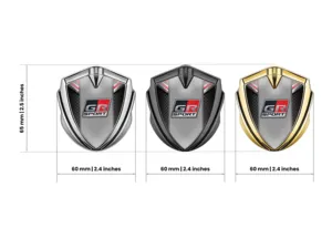 Toyota Emblem Metal Badge Customizable Force Look